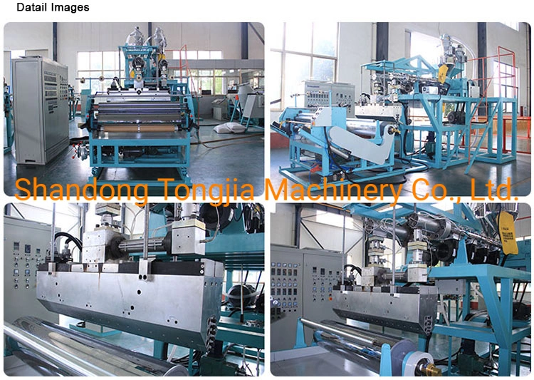 500/1000/1500mm PE LDPE Plastic Stretch Casting Film Extruder Machine