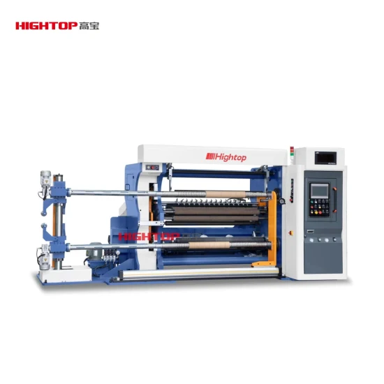 Máquina de rebobinamento cortador de papel servo de alta velocidade Pet, BOPP, CPP, PE, tecido não tecido, materiais ópticos de PVC, filme